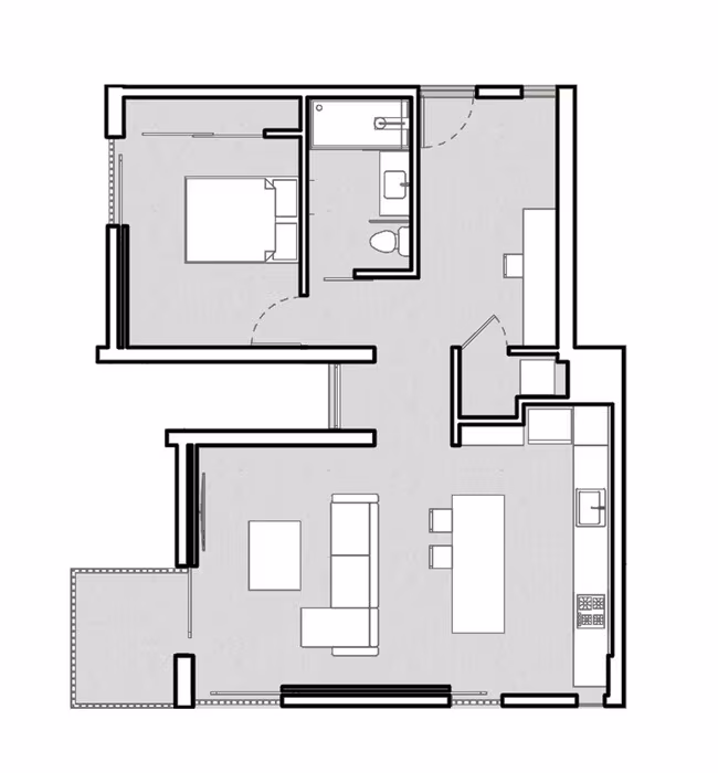 Unit 512 512 floor plan